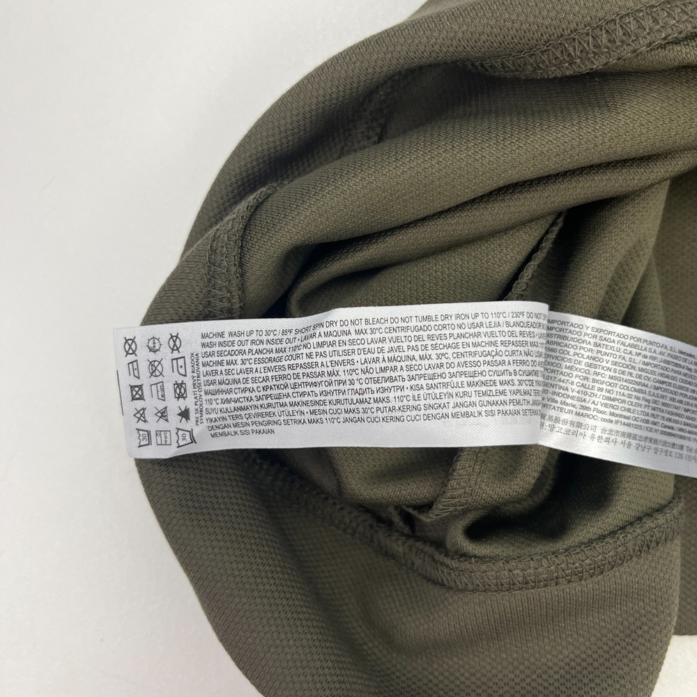 Mango NWT MNG Pullover Sweatshirt Women 2XL Olive Green Cotton Blend Sustainable - Picture 13 of 13